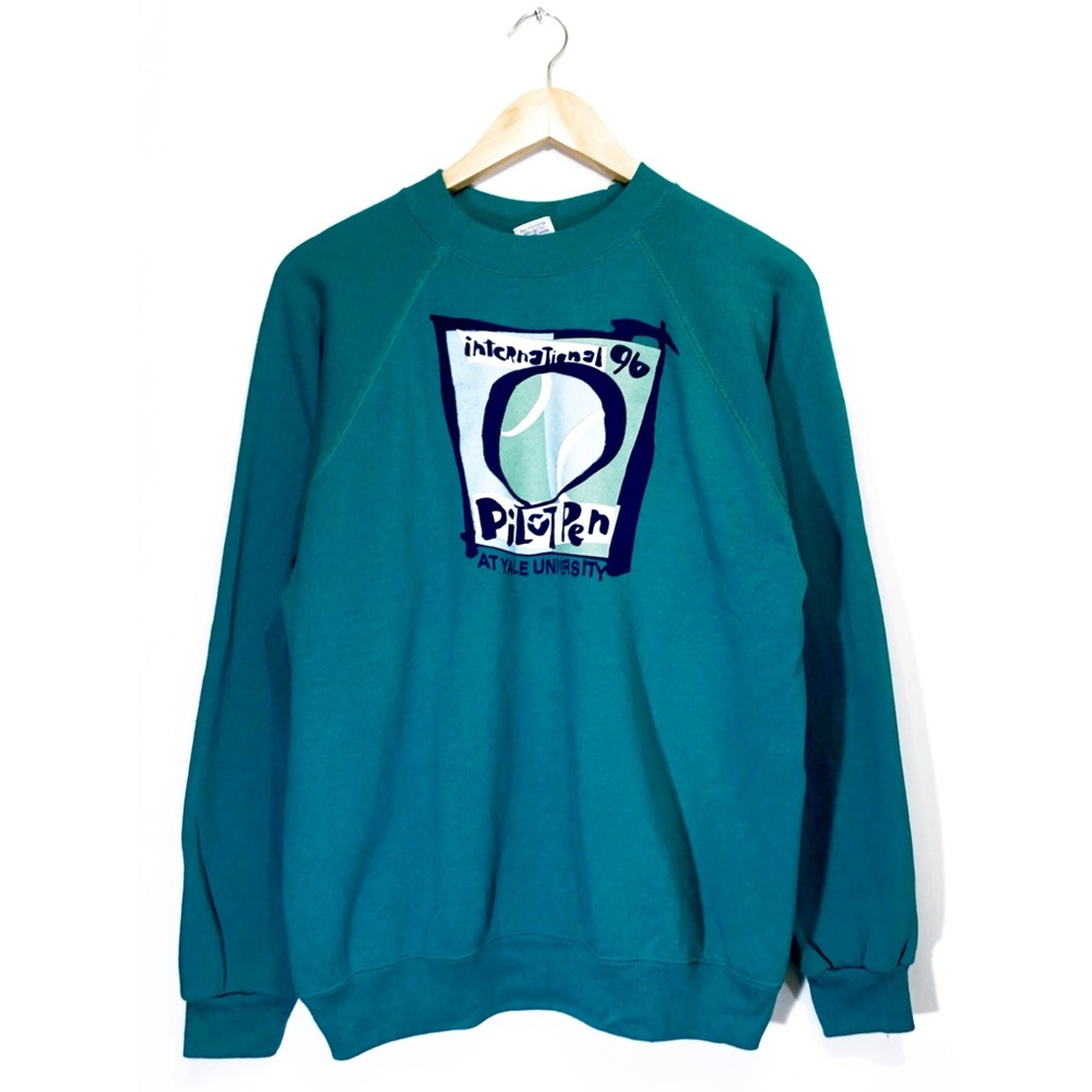 Vintage Yale pilot pen tennis sweatshirt